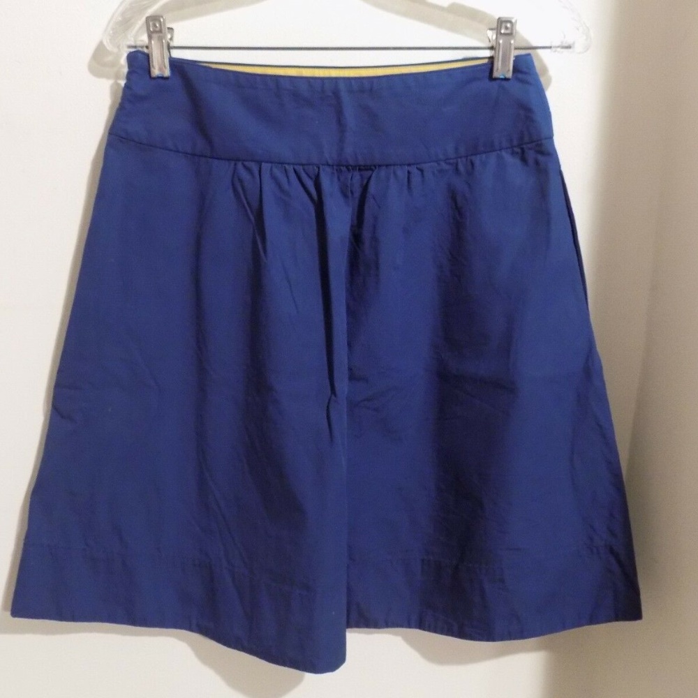 J. CREW Blue Skirt, size 0 New - Picture 2 of 2